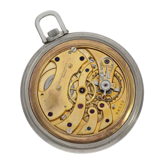 Swiss stainless steel observation pocket watch Circa 1920 Swiss stainless steel observation pocket watch Circa 1920