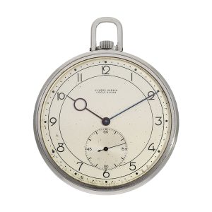 Swiss stainless steel observation pocket watch Circa 1920