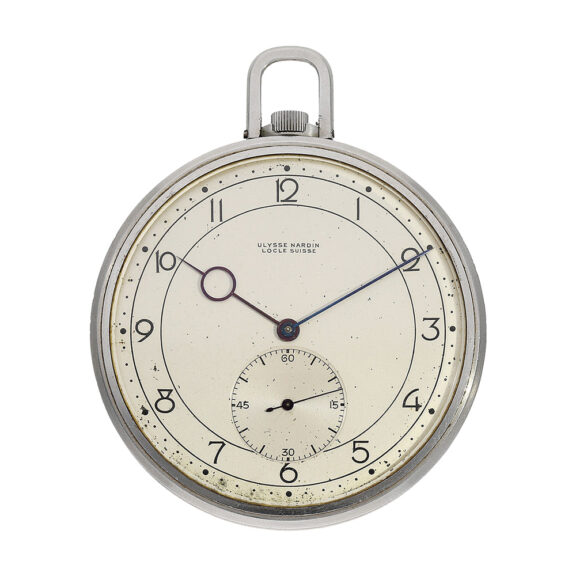 Swiss stainless steel observation pocket watch Circa 1920
