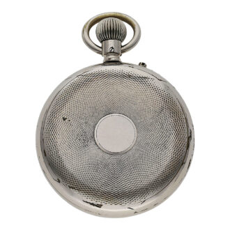 German silvered and chromed Glashütte lever deck watch Circa 1917