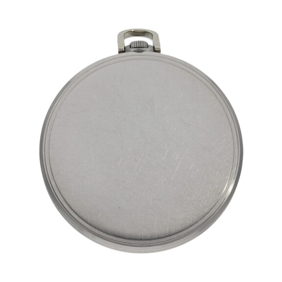 Swiss stainless steel Art Deco pocket watch Circa 1930 Swiss stainless steel Art Deco pocket watch Circa 1930