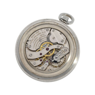 Rare Swiss stainless steel observation chronometer Circa 1942