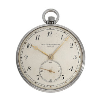 Rare Swiss stainless steel observation chronometer Circa 1942