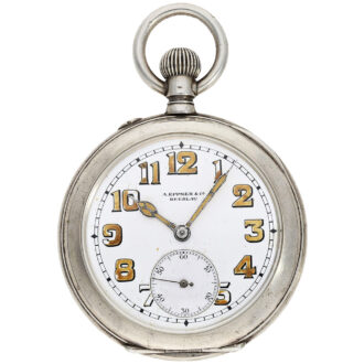 Extremely rare German silver keyless lever watch Circa 1915