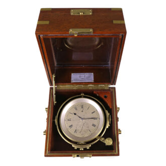 English Marine chronometer with power reserve Circa 1870