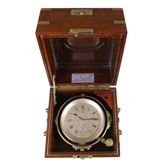 English Marine chronometer with power reserve Circa 1870 English Marine chronometer with power reserve Circa 1870