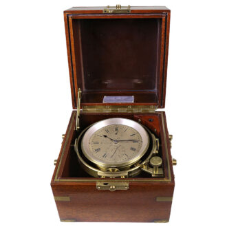 English Marine chronometer with power reserve Circa 1870