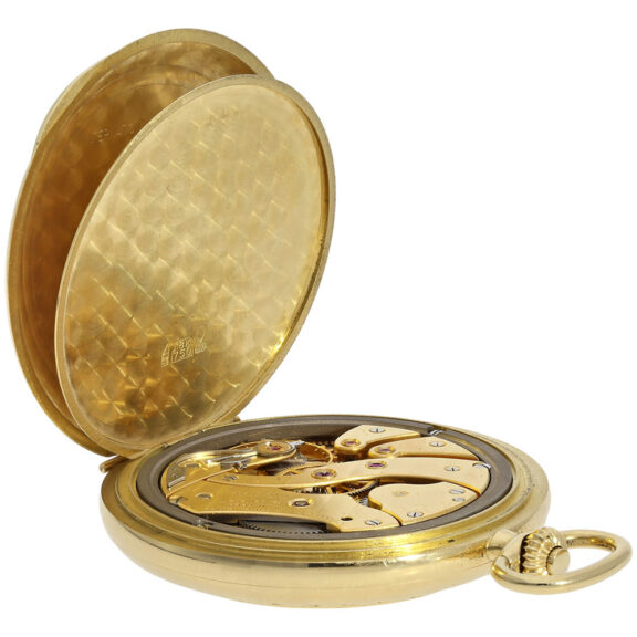 Rare Swiss 18K gold marksman’s pocket watch Circa 1990 Rare Swiss 18K gold marksman’s pocket watch Circa 1990