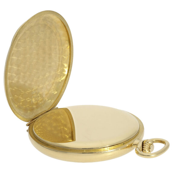 Rare Swiss 18K gold marksman’s pocket watch Circa 1990 Rare Swiss 18K gold marksman’s pocket watch Circa 1990