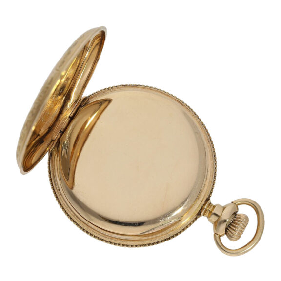American 14k gold fully engraved lever watch Circa 1900 American 14k gold fully engraved lever watch Circa 1900