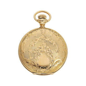 American 14k gold fully engraved lever watch Circa 1900