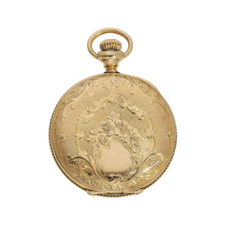 American 14k gold fully engraved lever watch Circa 1900