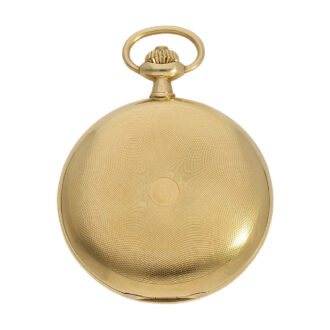 Swiss 18K gold hunting cased pocket watch Circa 1900