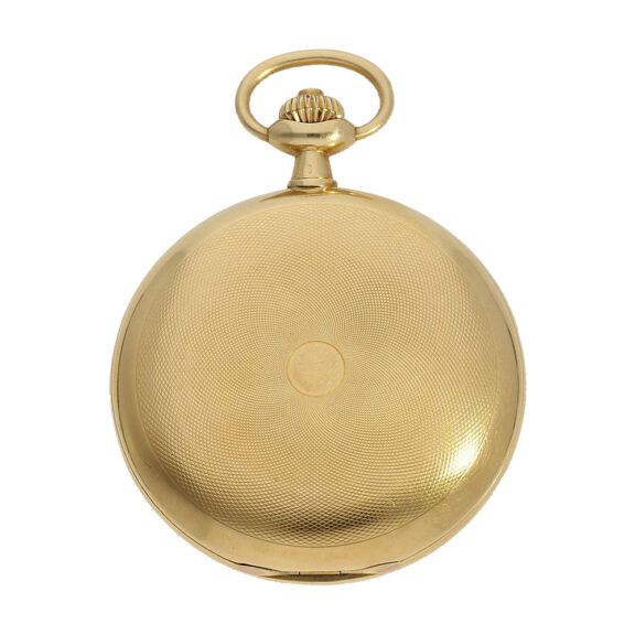 Swiss 18K gold hunting cased pocket watch Circa 1900 Swiss 18K gold hunting cased pocket watch Circa 1900
