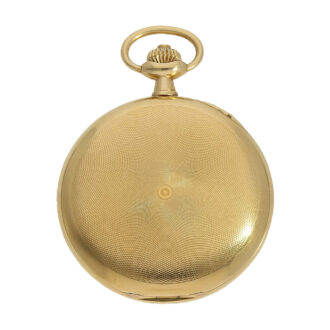 Swiss 18K gold hunting cased pocket watch Circa 1900