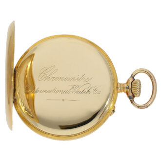 High-quality Swiss 18K gold chronometer watch Circa 1917