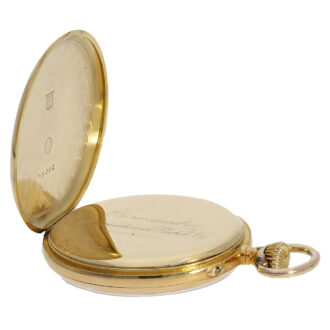 High-quality Swiss 18K gold chronometer watch Circa 1917