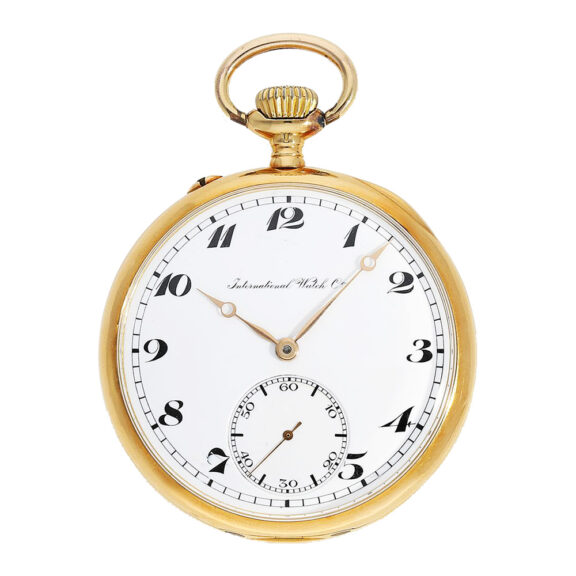 High-quality Swiss 18K gold chronometer watch Circa 1917