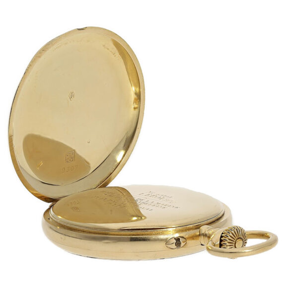 Fine French 18K gold observatory anchor chronometer Circa 1900 Fine French 18K gold observatory anchor chronometer Circa 1900