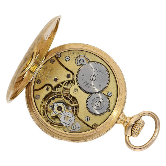 Swiss 18K gold chronometer lever pocket watch Circa 1910 Swiss 18K gold chronometer lever pocket watch Circa 1910