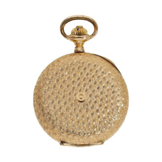 Magnificent Danish 18K gold hunting cased pocket watch Circa 1890