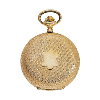 Magnificent Danish 18K gold hunting cased pocket watch Circa 1890