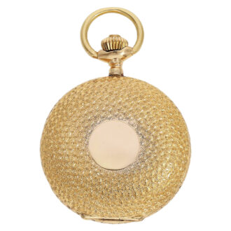 Swiss 18K gold hunting cased pocket watch Circa 1900