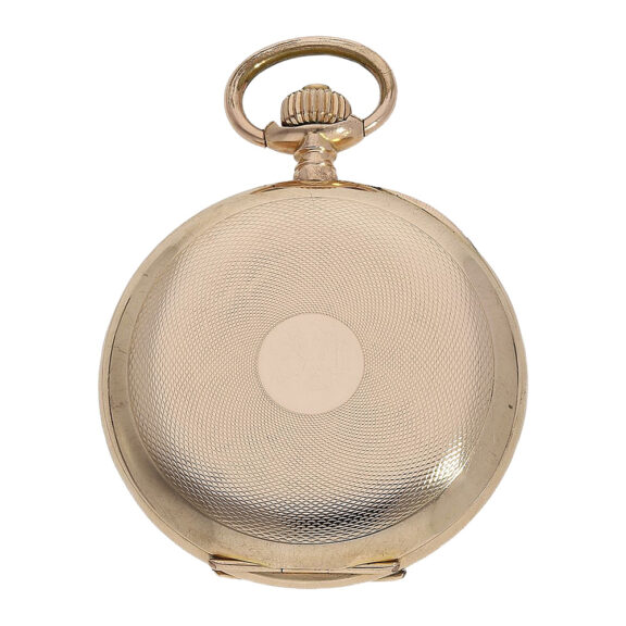 German gold keyless half hunting cased watch Circa 1900 German gold keyless half hunting cased watch Circa 1900