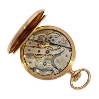 Swiss gold pocket watch for the American market Circa 1890