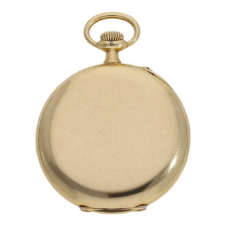 Swiss 18K gold keyless IWC Schaffhausen pocket watch Circa 1913