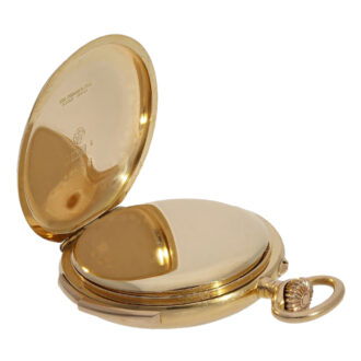 Swiss 18K gold quarter-repeating pocket watch Circa 1900