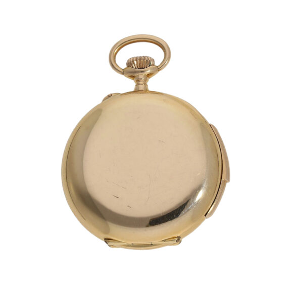 Swiss 18K gold quarter-repeating pocket watch Circa 1900 Swiss 18K gold quarter-repeating pocket watch Circa 1900