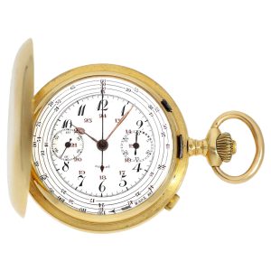 French chronograph with counter and tachymeter Circa 1910