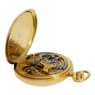 French chronograph with pulsometer and 30-min counter Circa 1920