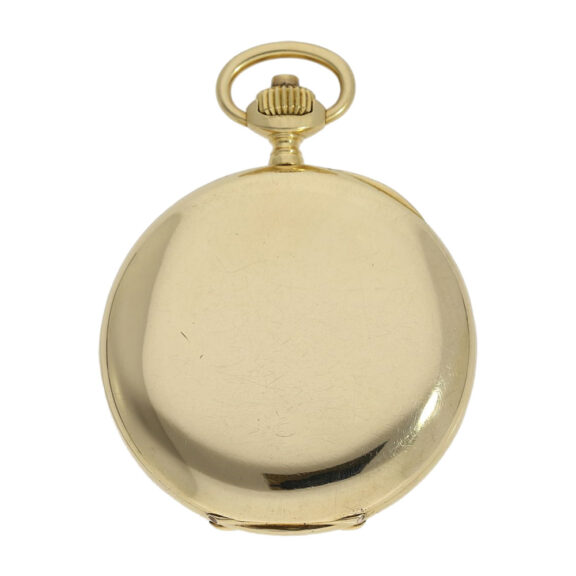 Swiss gold watch with chronograph and tachy scale Circa 1925 Swiss gold watch with chronograph and tachy scale Circa 1925