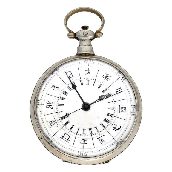 Rare Swiss silver pocket watch for the Chinese market Circa 1875 Rare Swiss silver pocket watch for the Chinese market Circa 1875