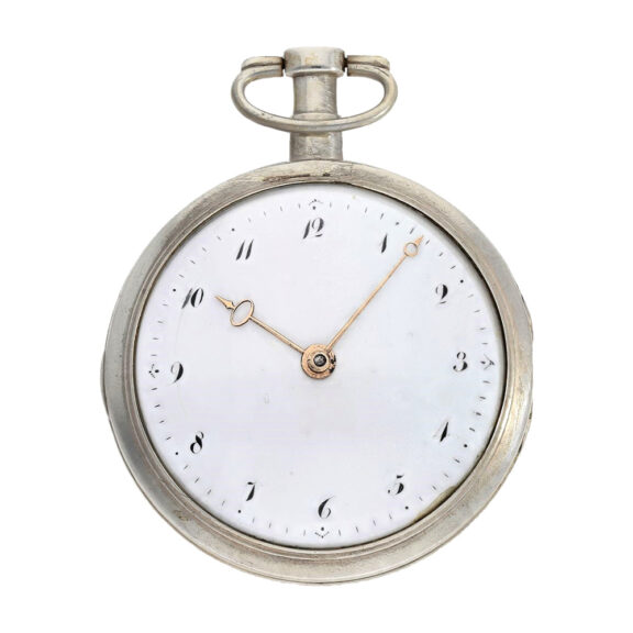 German silver open faced cylinder pocket watch Circa 1815