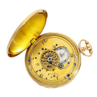 French gold quarter repeating pocket watch Circa 1820
