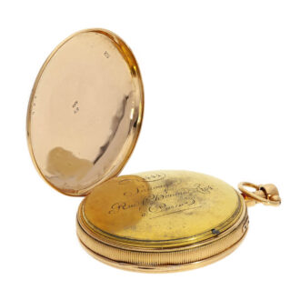 French gold quarter repeating pocket watch Circa 1820