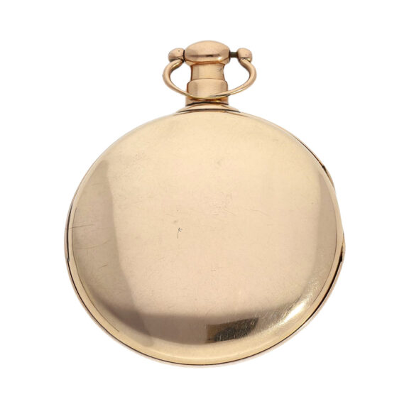Rare gold verge pocket watch with visible balance Circa 1800 Rare gold verge pocket watch with visible balance Circa 1800