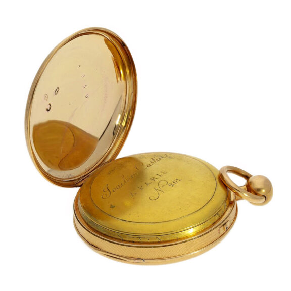 French gold quarter repeating pocket watch Circa 1820 French gold quarter repeating pocket watch Circa 1820