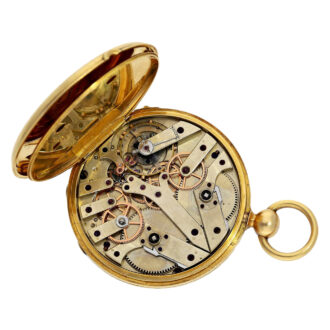 French gold Seconde Morte pocket watch Circa 1828-1980