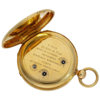 French gold Seconde Morte pocket watch Circa 1828-1980