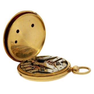 French gold Seconde Morte pocket watch Circa 1828-1980