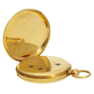 French gold Seconde Morte pocket watch Circa 1828-1980