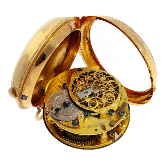 Fine French 20K gold Louis XV verge pocket watch Circa 1762-1768 Fine French 20K gold Louis XV verge pocket watch Circa 1762-1768