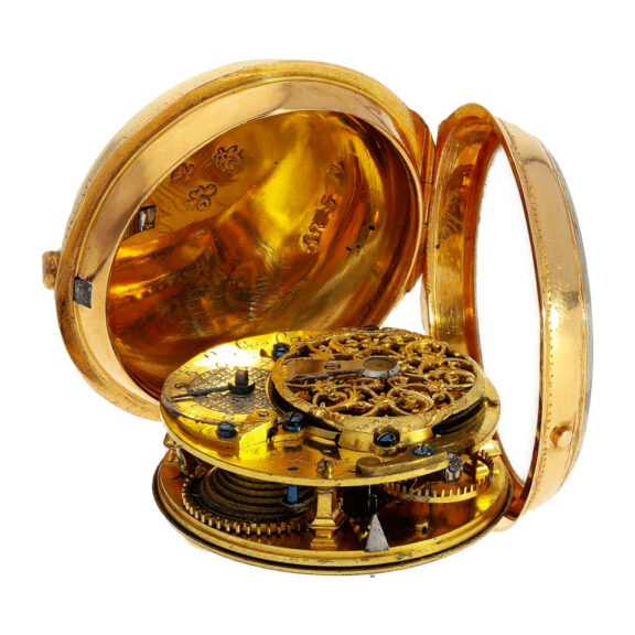 Fine French 20K gold Louis XV verge pocket watch Circa 1762-1768 Fine French 20K gold Louis XV verge pocket watch Circa 1762-1768