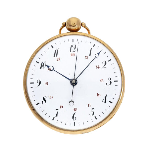 French 18K gold Seconde Morte pocket watch Circa 1830 French 18K gold Seconde Morte pocket watch Circa 1830