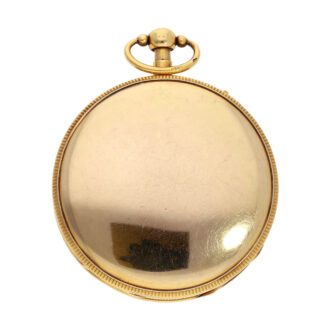 French gold quarter repeating verge pocket watch Circa 1820