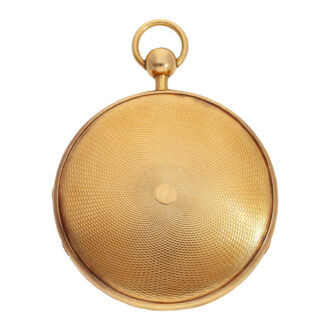 French gold quarter repeating cylinder watch Circa 1820